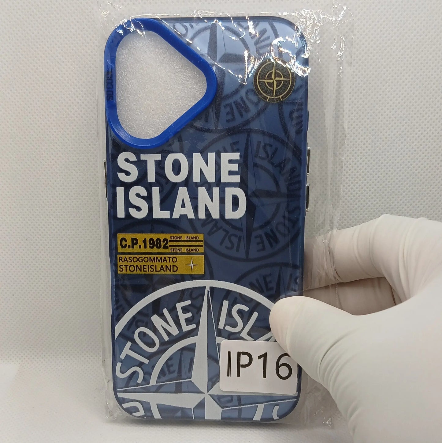 Coque iPhone Stone Island Bleue iPhone 11 à 16 | Flexcase Flex Case