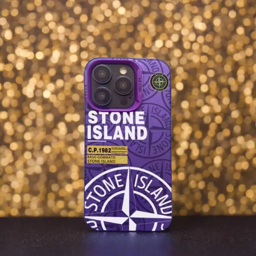 Coque violette Stone Island Flexcase