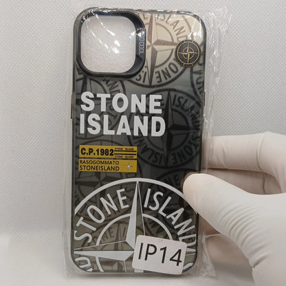 Coque iPhone Stone Island Noire iPhone 11 à 16 | Flexcase Flex Case