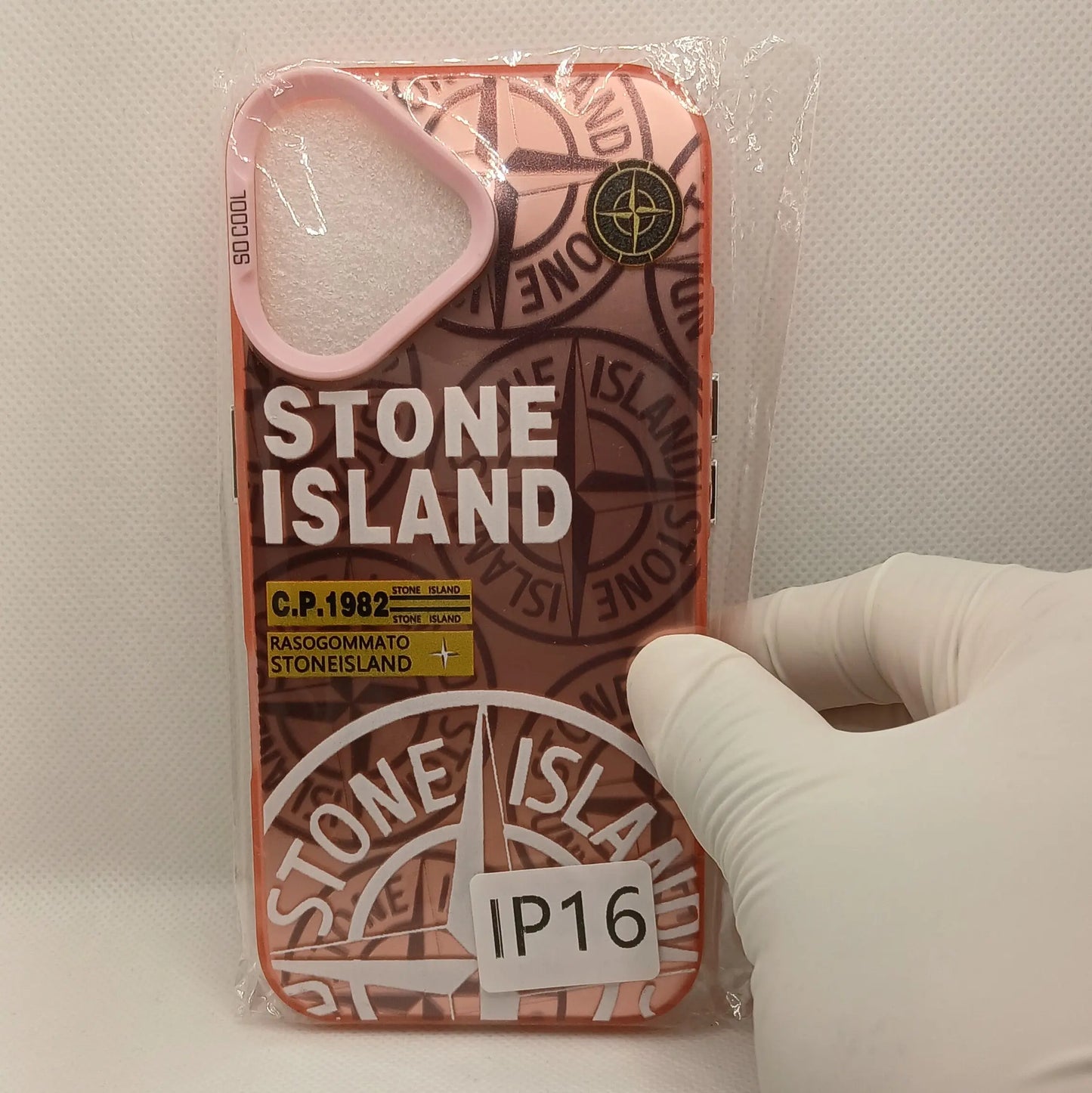 Coque iPhone Stone Island Rose iPhone 11 à 16 | Flexcase Flex Case