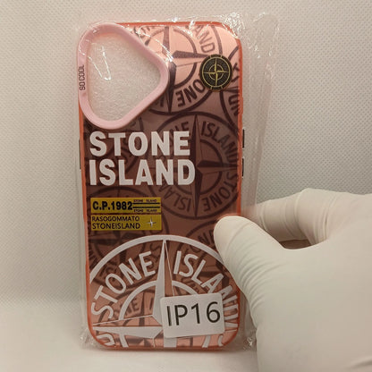 Coque iPhone Stone Island Rose iPhone 11 à 16 | Flexcase Flex Case