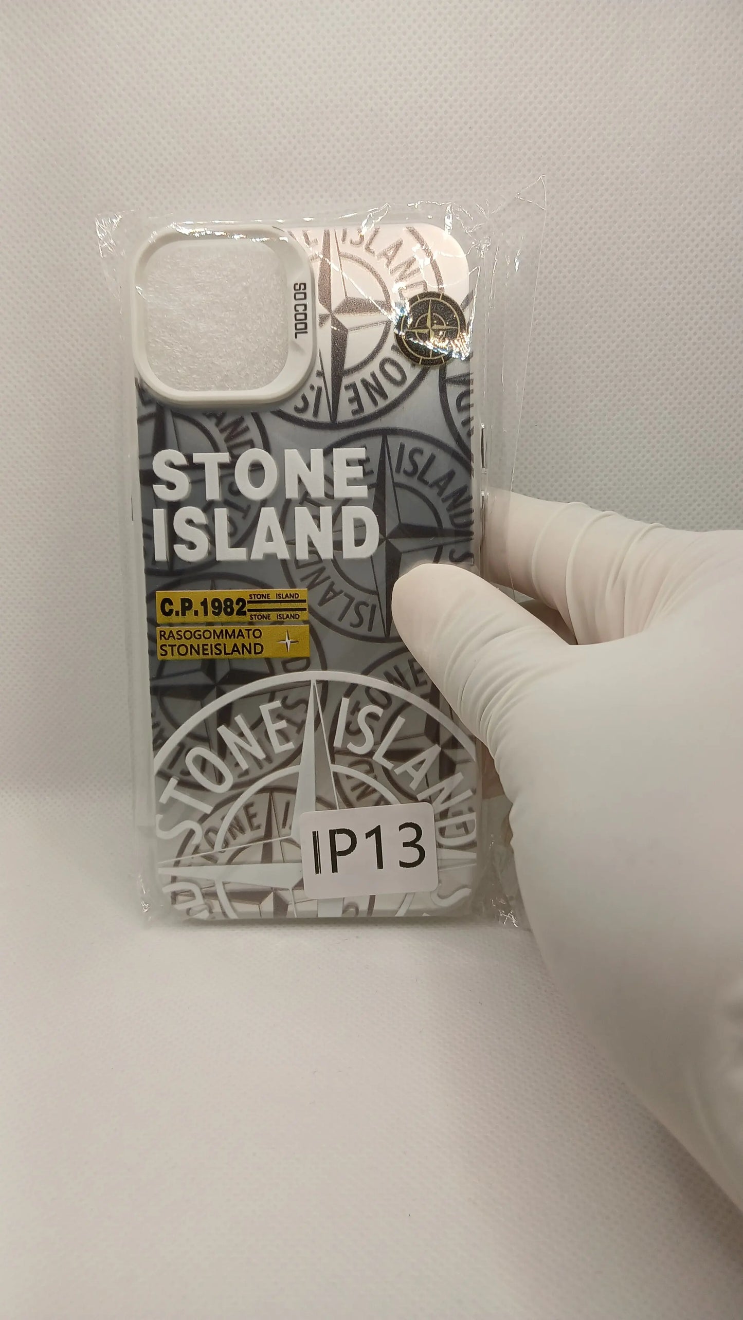 Coque iPhone Stone Island Blanche iPhone 11 à 16 | Flexcase Flex Case