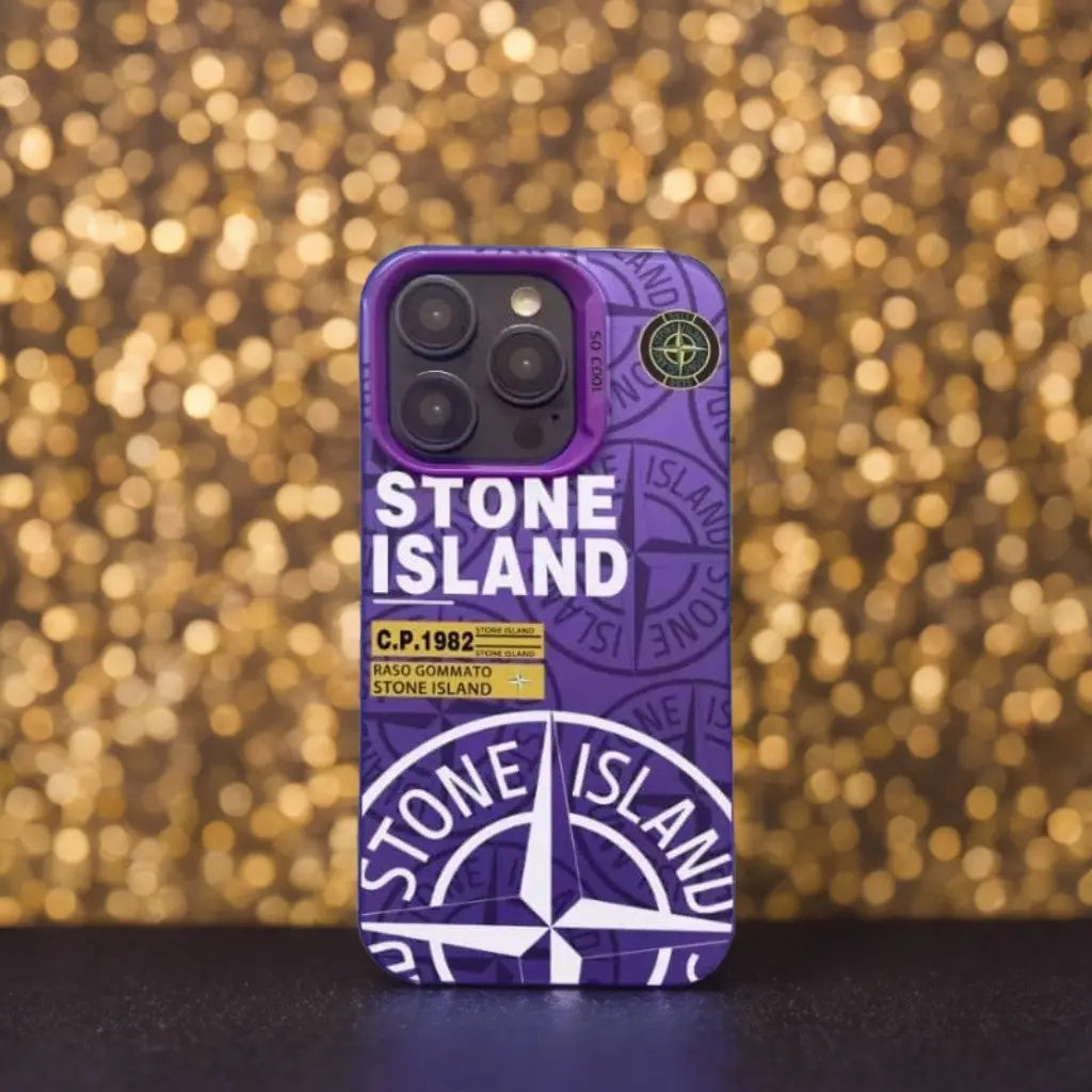 Coque violette Stone Island – protection et style urbain